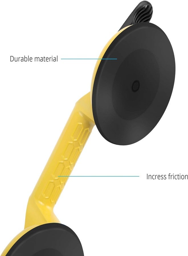 Portible رافعة أكواب محمولة من الألومنيوم مزودة بمقبض شفط؛ مقبض لحمل الأكواب؛ سعة 100 كجم (عبوة من قطعتين). - Image 5